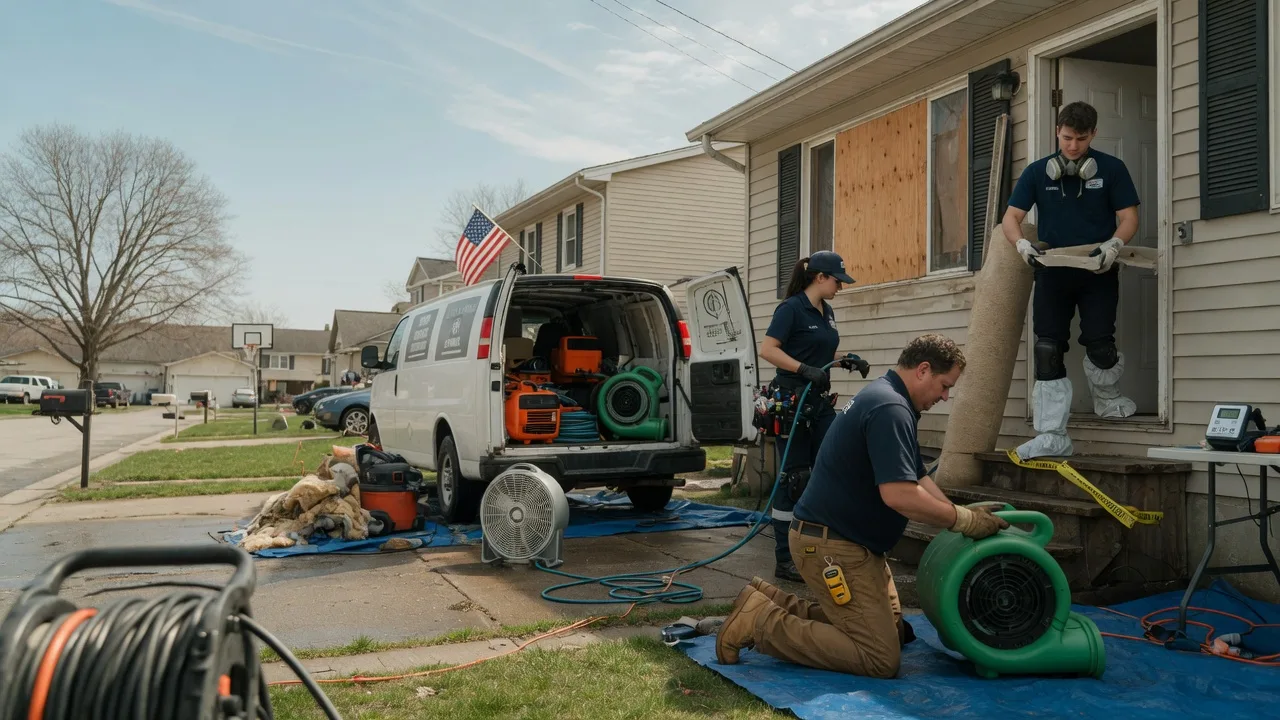Water Damage Restoration in Quinton, OK near me